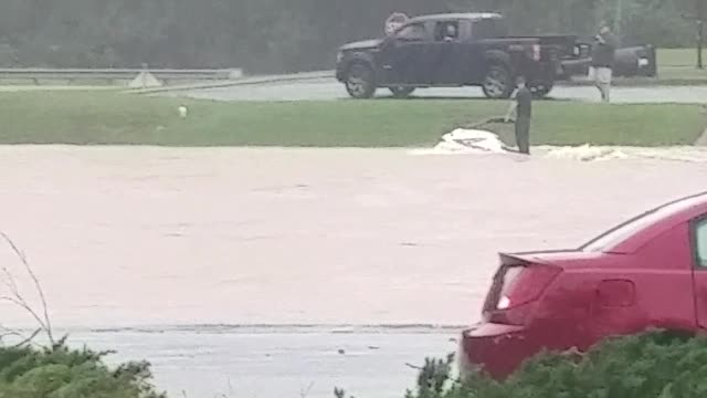 Jet Skiing During Hurricane Matthew