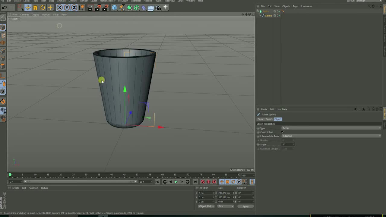 C4D simple model tutorial, suitable for beginners 6