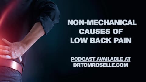 PODCAST: Non-Mechanical Causes of Low Back Pain