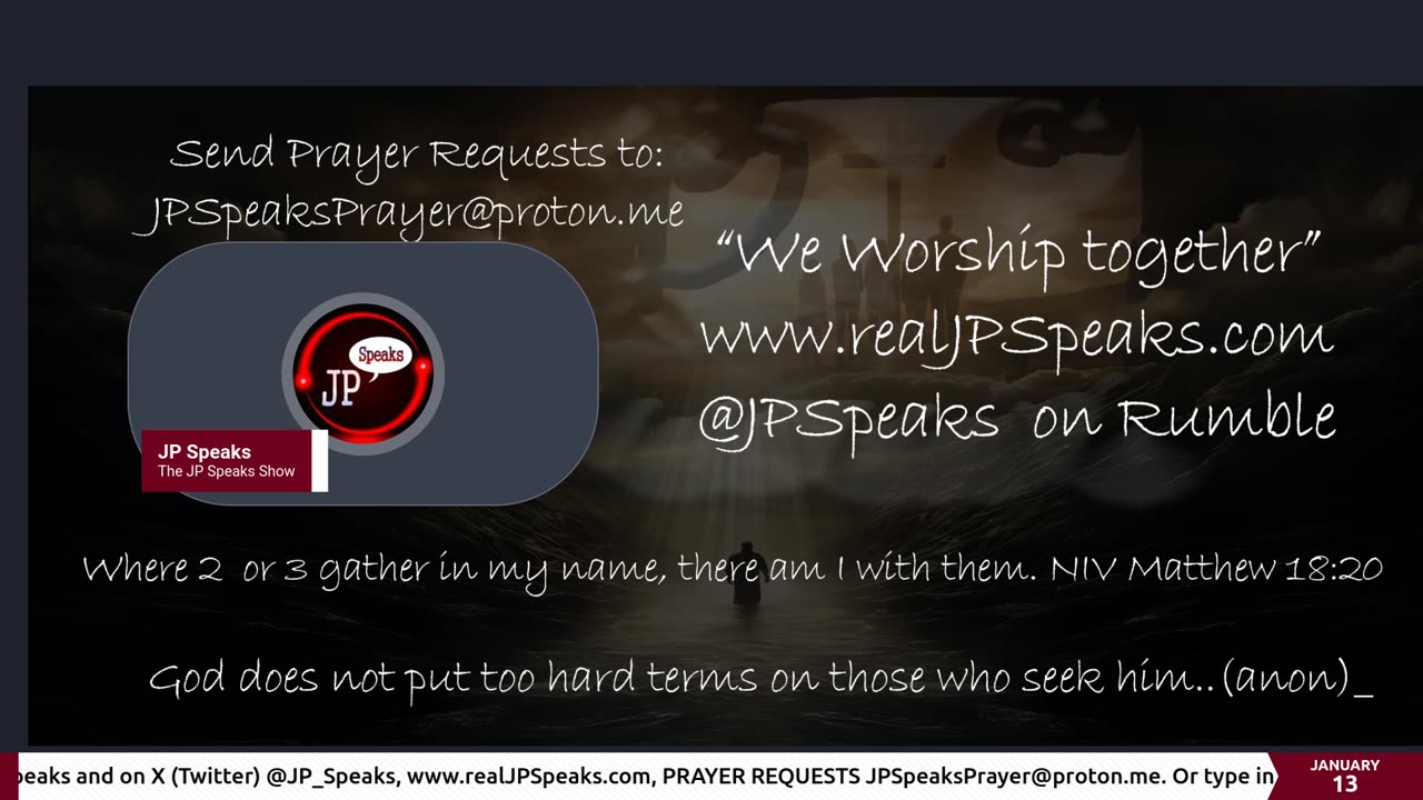 We Worship Together /w JP Speaks