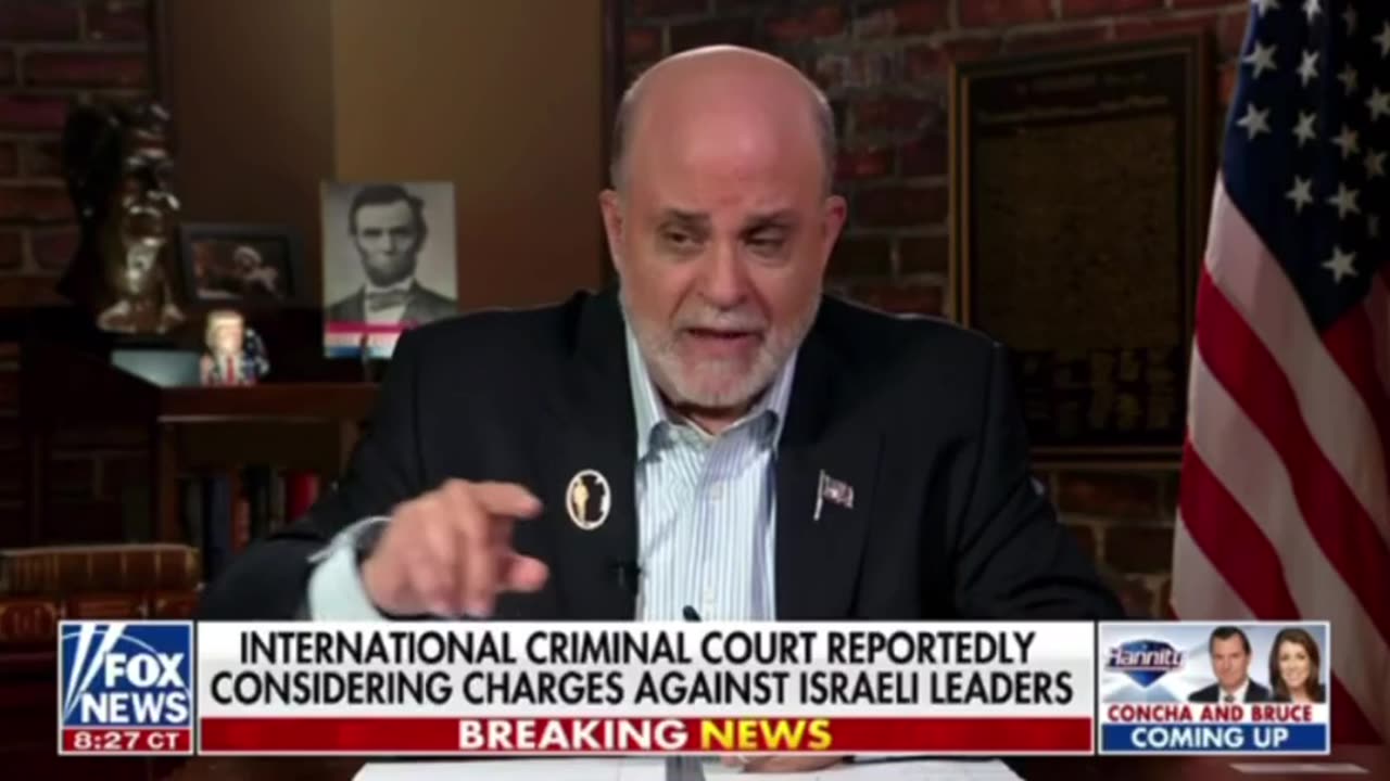 Mark Levin Donald Trump had his foot on the throat of this regime