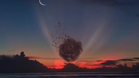Look at this rose cloud, because it's cosmic romance
