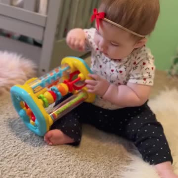 Little boy is so proud of his mama for cleaning