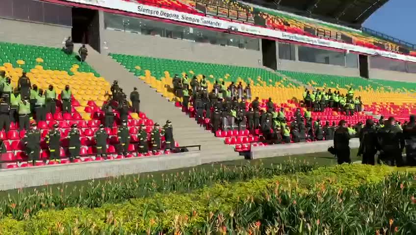 Policía marcha Bucaramanga