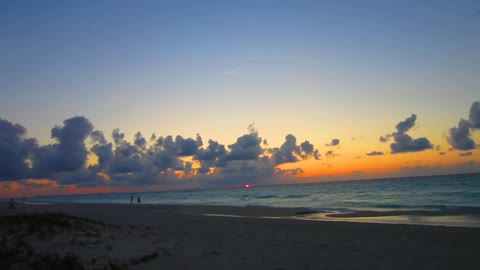 Fantastic Sunset at Varadero Beach, Cuba