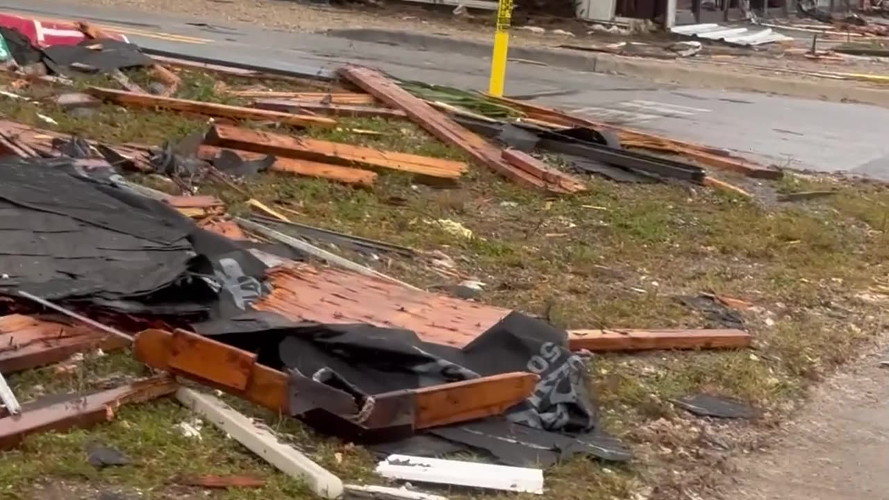 Tornado Aftermath in Panama City Beach, Florida