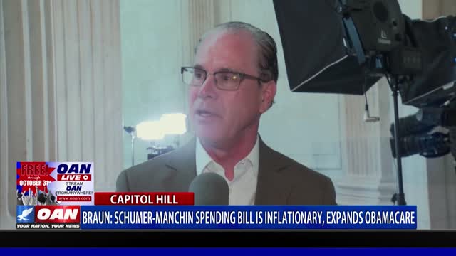 Sen. Braun: Schumer-Manchin spending bill is inflationary, expands Obamacare