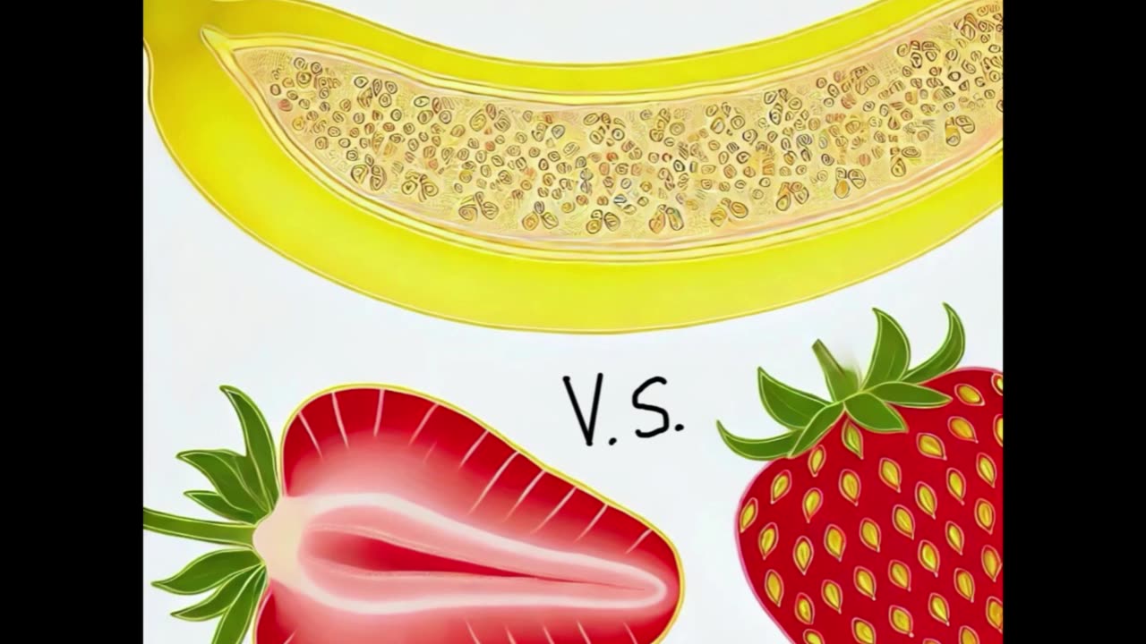 Banana V.S . Strawberry