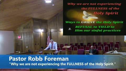 Why we are not experiencing the FULLNESS of the Holy Spirit week 2