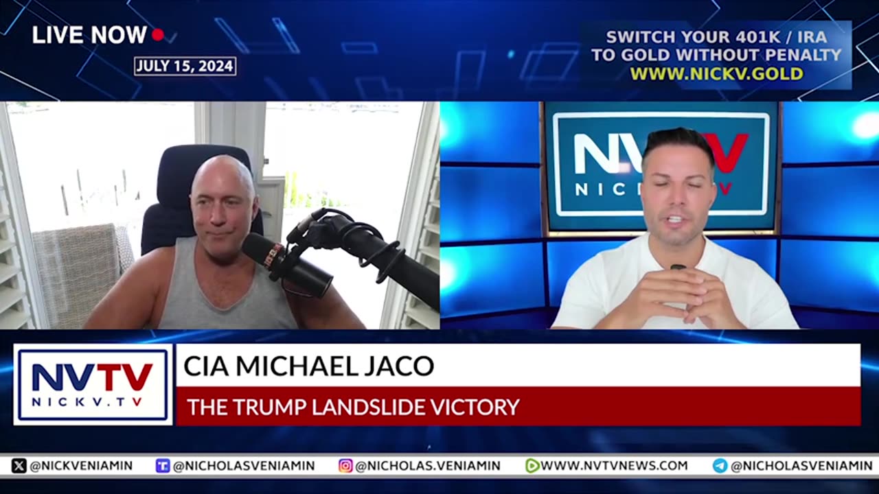 CIA Michael Jaco Discusses Trump Landslide Victory with Nicholas Veniamin