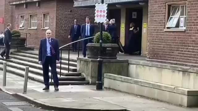 Today, Sept 24th. Hillary Clinton was in the UK getting honored. She gets a 'warm' welcome!