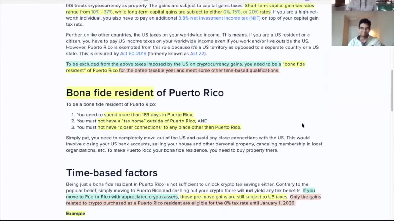 HOW TO PAY ZERO IN BITCOIN & CRYPTOCURRENCY TAXES BY MOVING TO PUERTO RICO