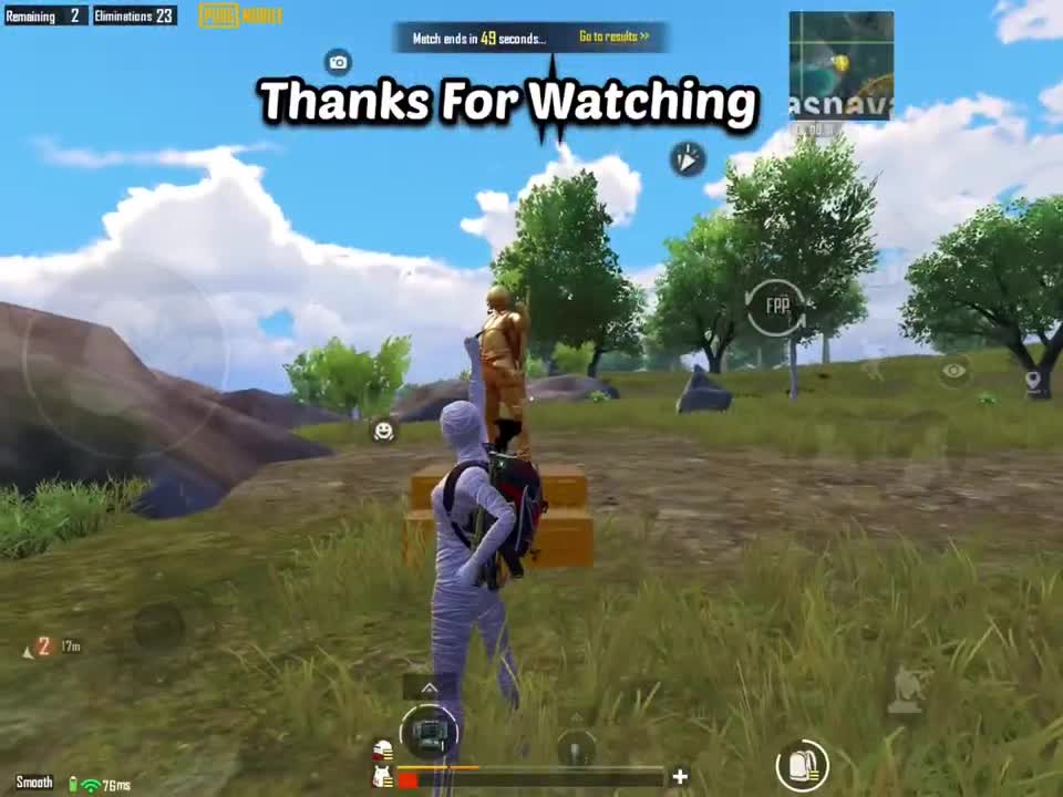Can I kill him in 1HP _ iPad Mini 5 New PUBG GamePlay _ BGMI
