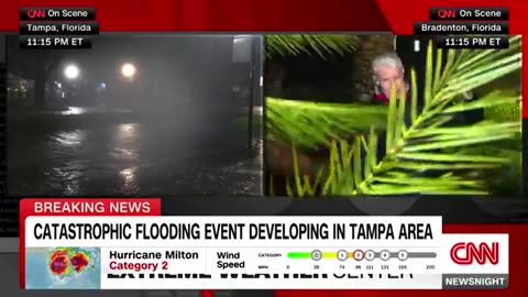 Anderson Cooper shows what Milton_s storm surge looks like