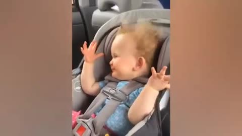 baby enjoy the wind