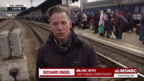 Kyiv Residents ‘Getting On Any Train’ That Will Go West