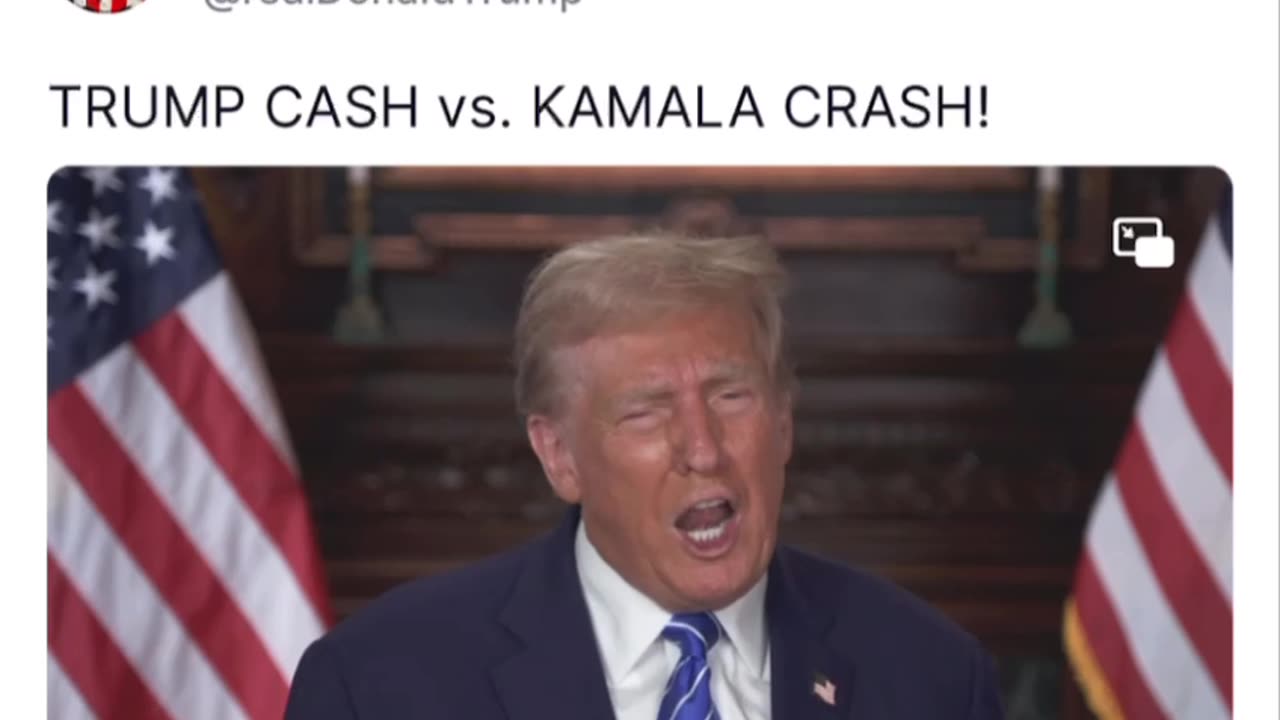 TRUMP CASH vs. KAMALA CRASH!