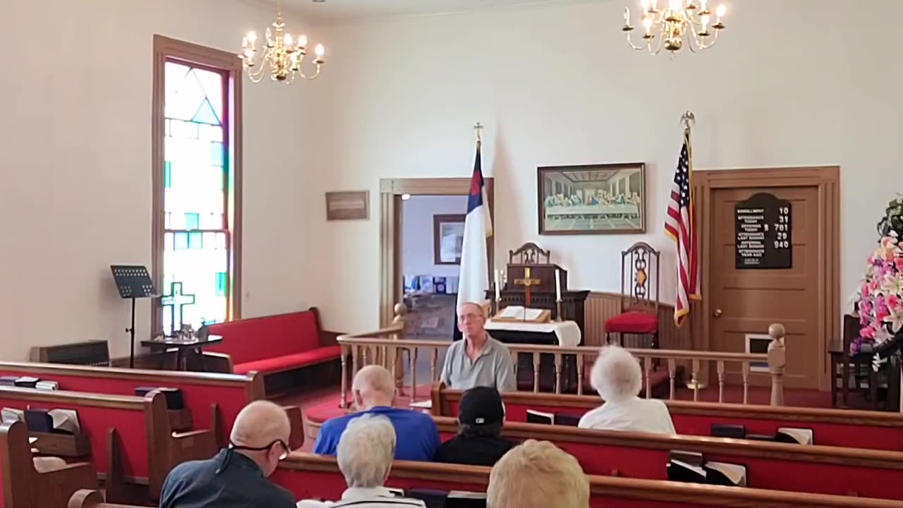 Vernon Chapel Bible Study (Romans Ch 4-7) led by Woody Sadler 8/2/2023