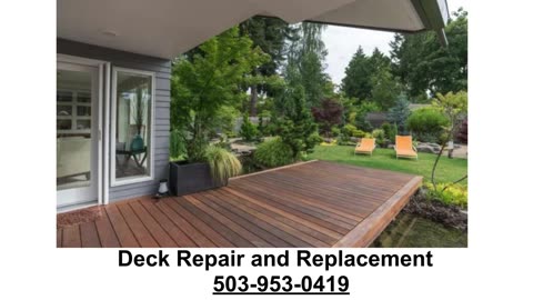 Deck Repair and Replacement