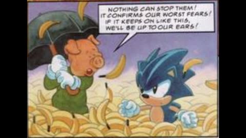 Newbie's Perspective Sonic the Comic Issue 112 Raining Bananas Review