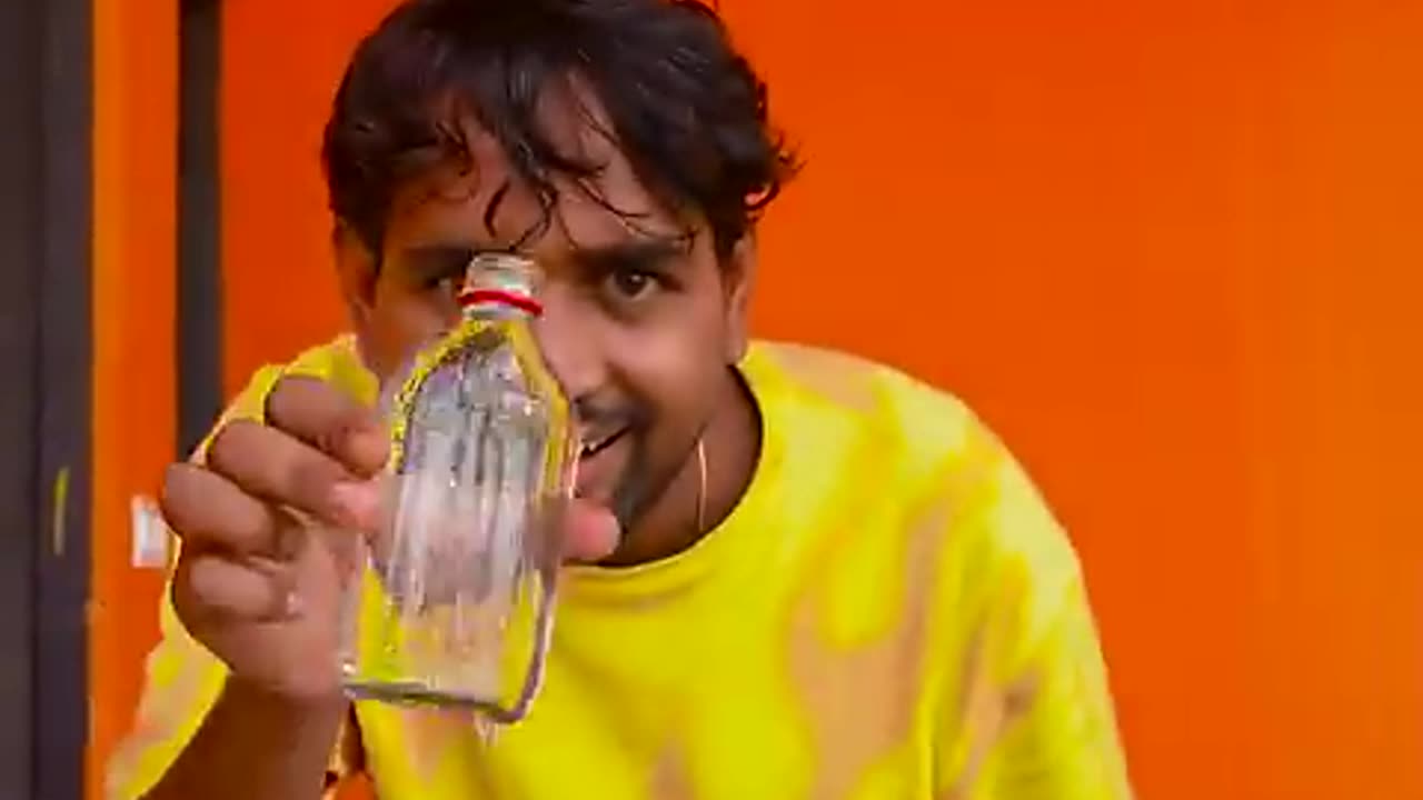 Experiment on daaru bottle