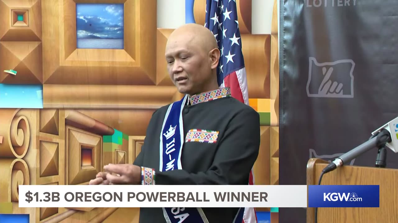 $1.3 billion Powerball winner revealed by Oregon Lottery as three people splitting jackpot