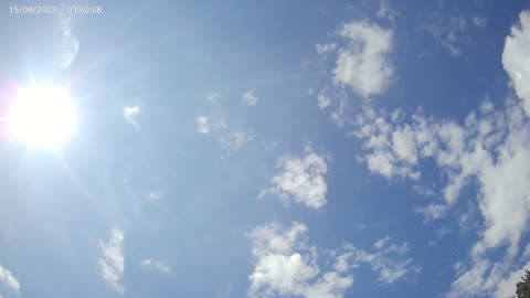 Sky Timelapse #149 - 4K - 15/8/2023