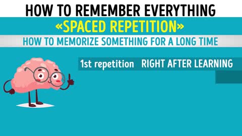 How to memorise things faster than others