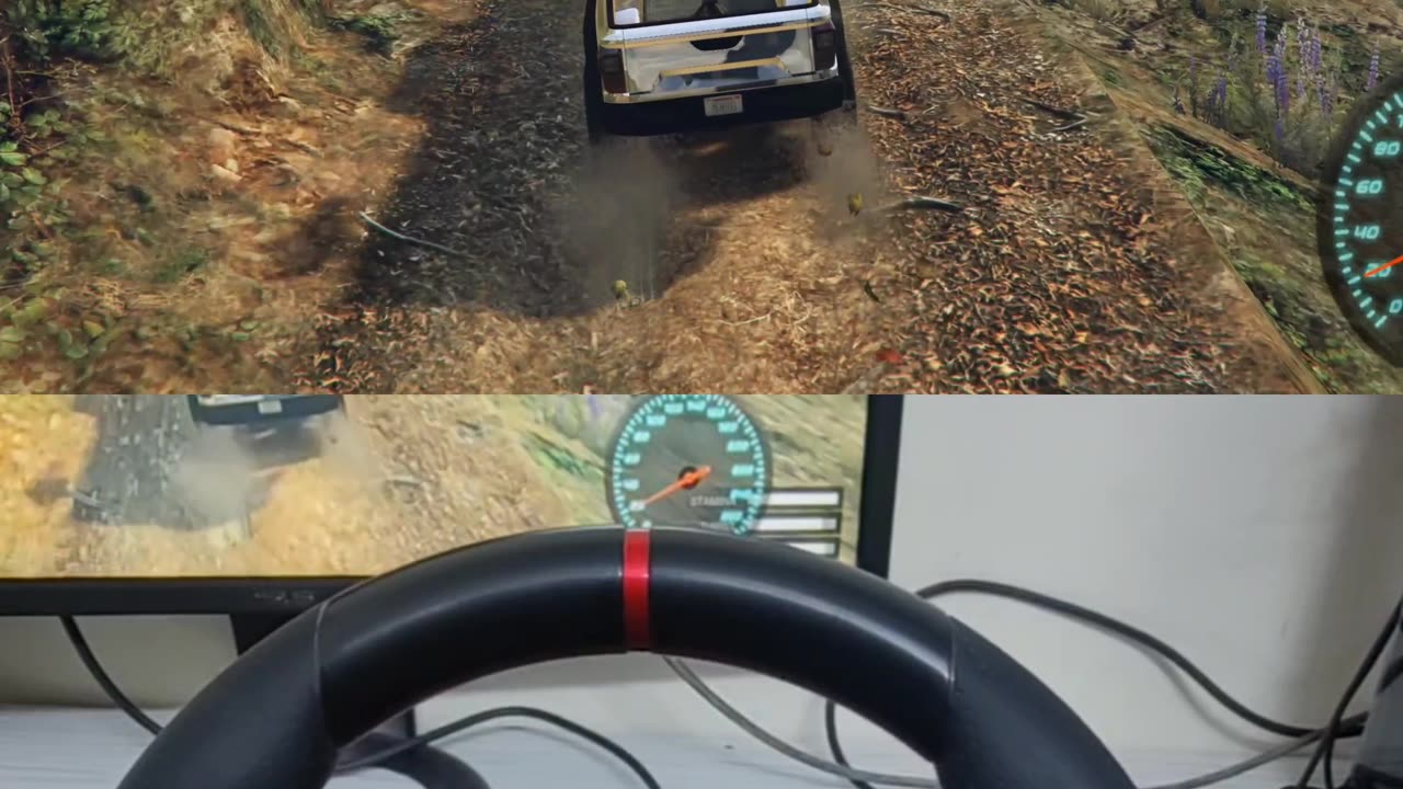 Off Road Driving Experience In GTA V With Steering Wheel