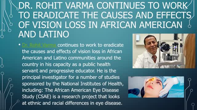 Dr. Rohit Varma - A global leader in glaucoma surgery