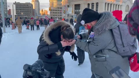 Ottawa police, pepper spraying women, peacefull protestators