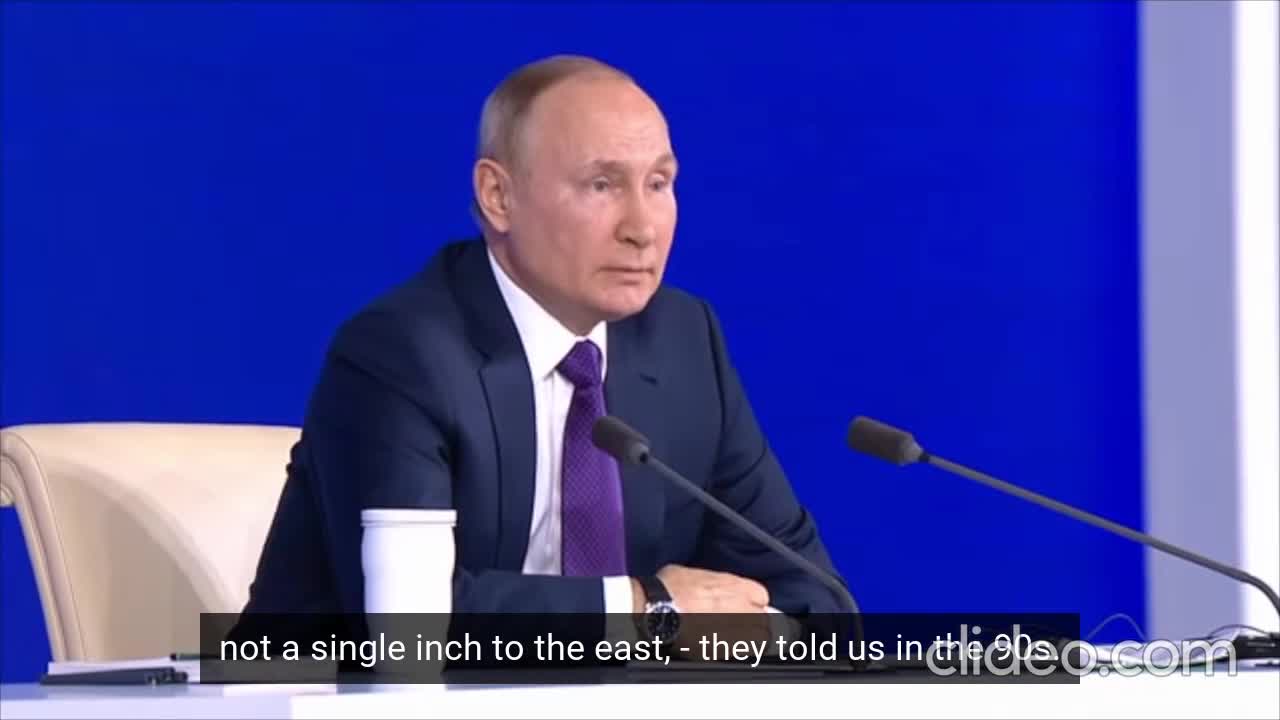 Putin: How Would America React If Russian Missiles Were Placed At The Border With Canada & Mexico? 24th Dec 2021 (English Subs)