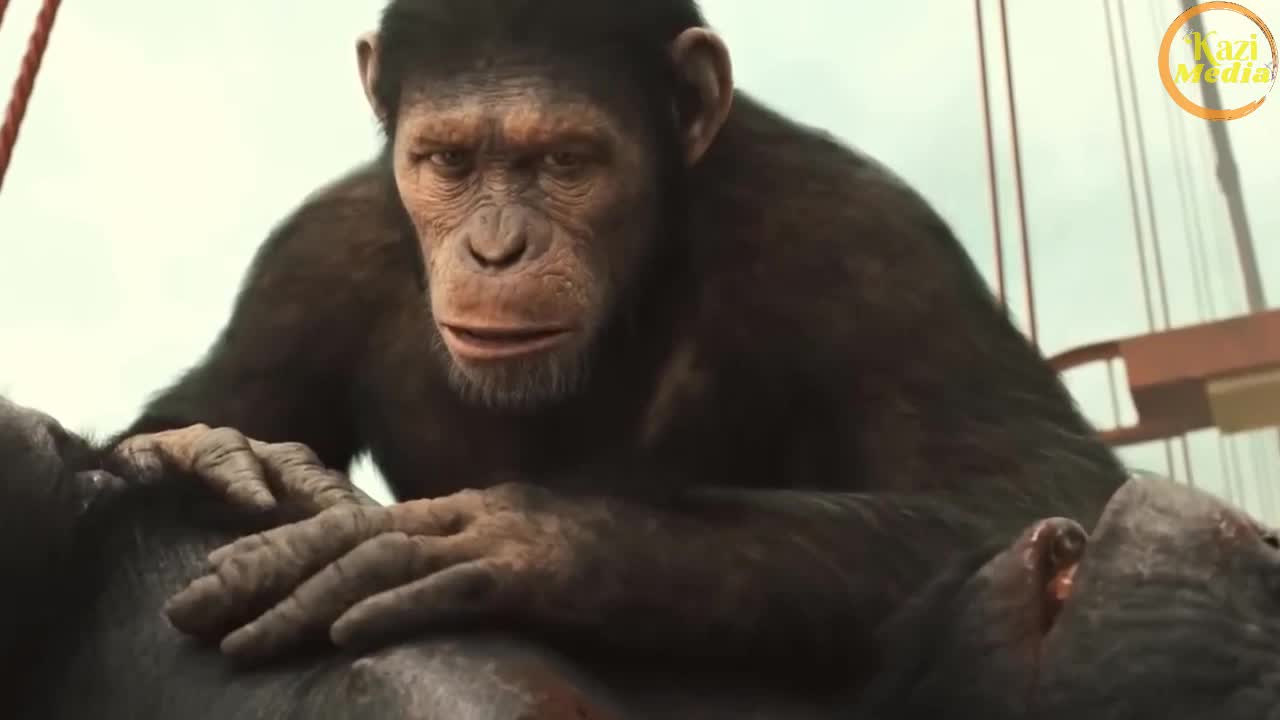 RISE OF THE PLANET OF THE APES CLIP COMPILATION (2011) Andy Serkis_2