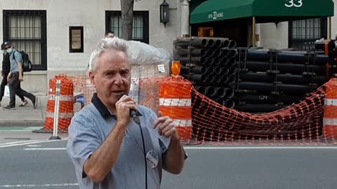 Me at Medical Freedom rally NYC