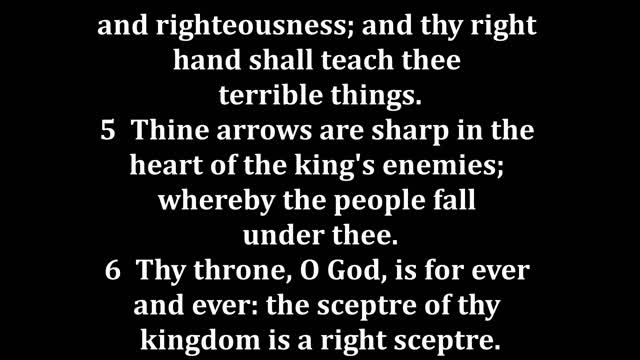 Psalms 45 King James version