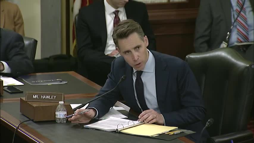 Senator Hawley Presses DoD Witnesses On Fort Leonard Wood Housing, Pronouns Memo