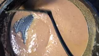 My son’s first roux