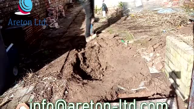 THE KICKSTART CONTRUCTION: dig to transport underground on property