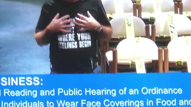 City Council Meeting On Mandatory Masks