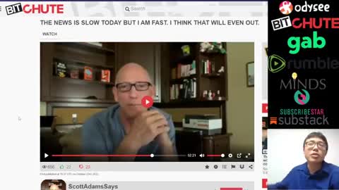 SCOTT ADAMS SAYS HE WILL LOOK TO KILL HIMSELF POSSIBLY IN A YEAR 10-24-2022