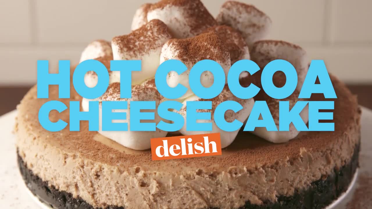 Hot Cocoa Cheesecake _ Delish