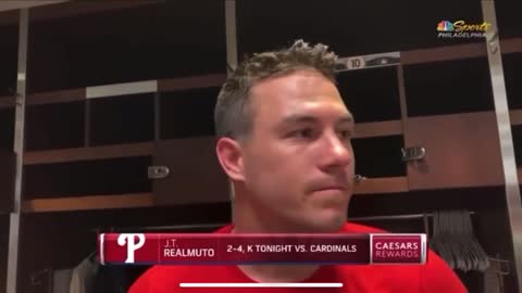 J. T. Realmuto tells Canada “You’re not not gonna tell me what I can put in my body”