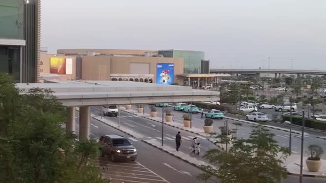 Dusk view from IKEA Doha