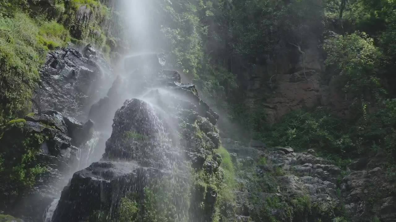 waterfall in forest