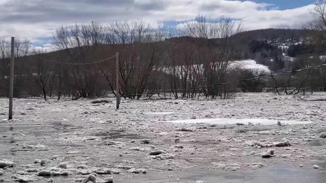 Les glaces se libèrent à la hauteur de Notre-Dame-des-Pins
