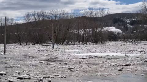 Les glaces se libèrent à la hauteur de Notre-Dame-des-Pins