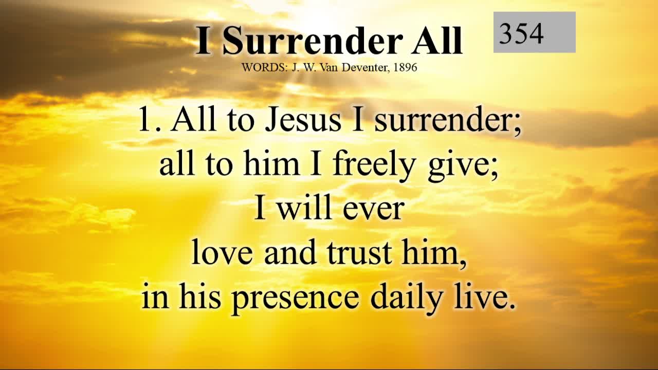 I Surrender All