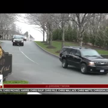 MAGA - President Trump motorcade leaving golf course November 15, 2020