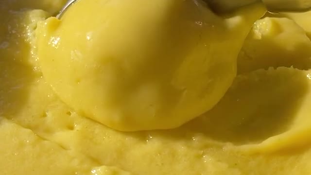 Easy Coconutty Mango Sorbet