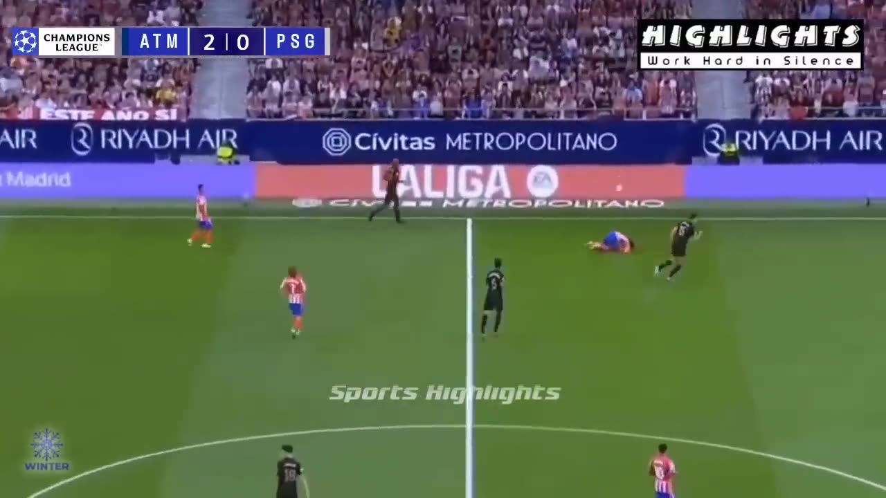 Atletico Madrid vs PSG 3-1 • Champions League Highlights & All Goals 2024